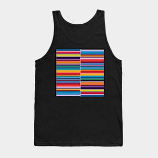 Abstract Color Lines #3 Tank Top